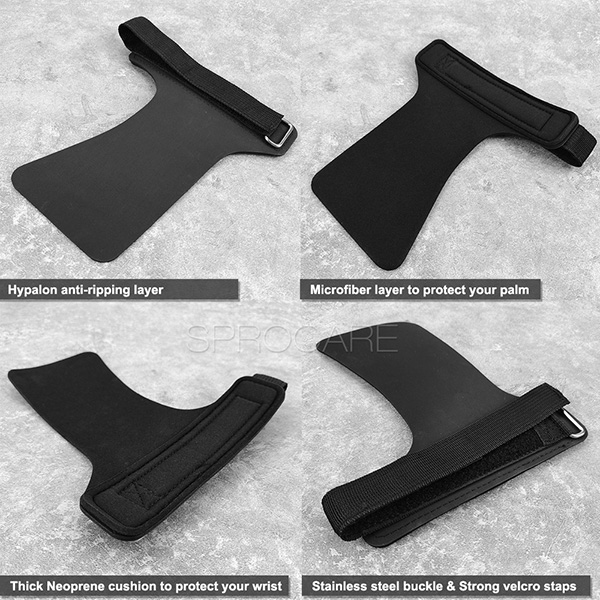 Top Grade Hypalon Material Calleras,crossfit,fitness,gymnastic Hand Grips,palm Guard Protector