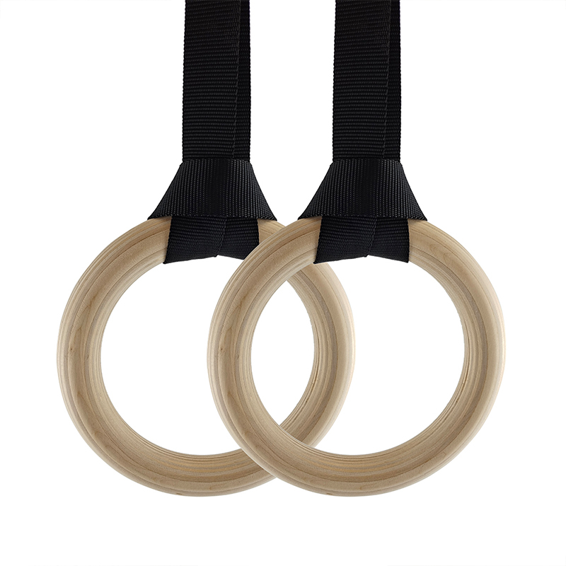 Wooden Gymnastic Ring Set
